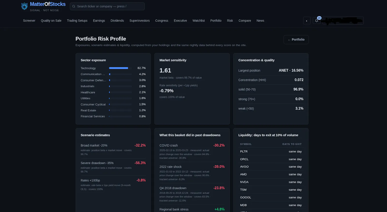 MatterOfStocks screenshot 6
