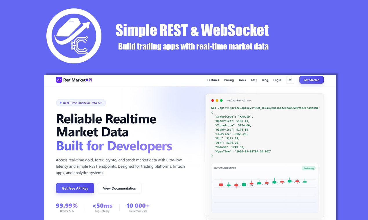 Real-time Market API gallery image