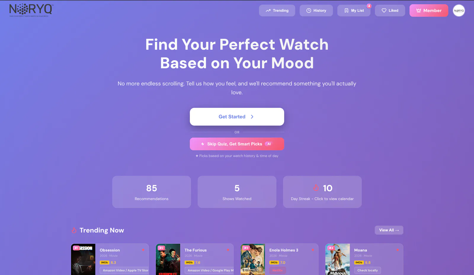 NORYQ screenshot 1