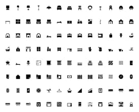 Essential Furniture & Appliances Icons gallery image