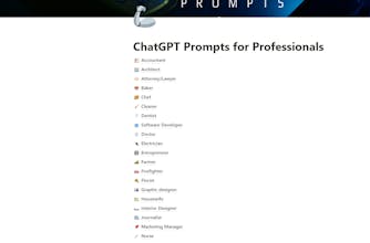 Prompts for Professionals - Free E-book gallery image