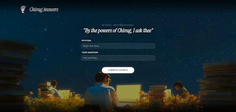 Chirag Answers gallery image