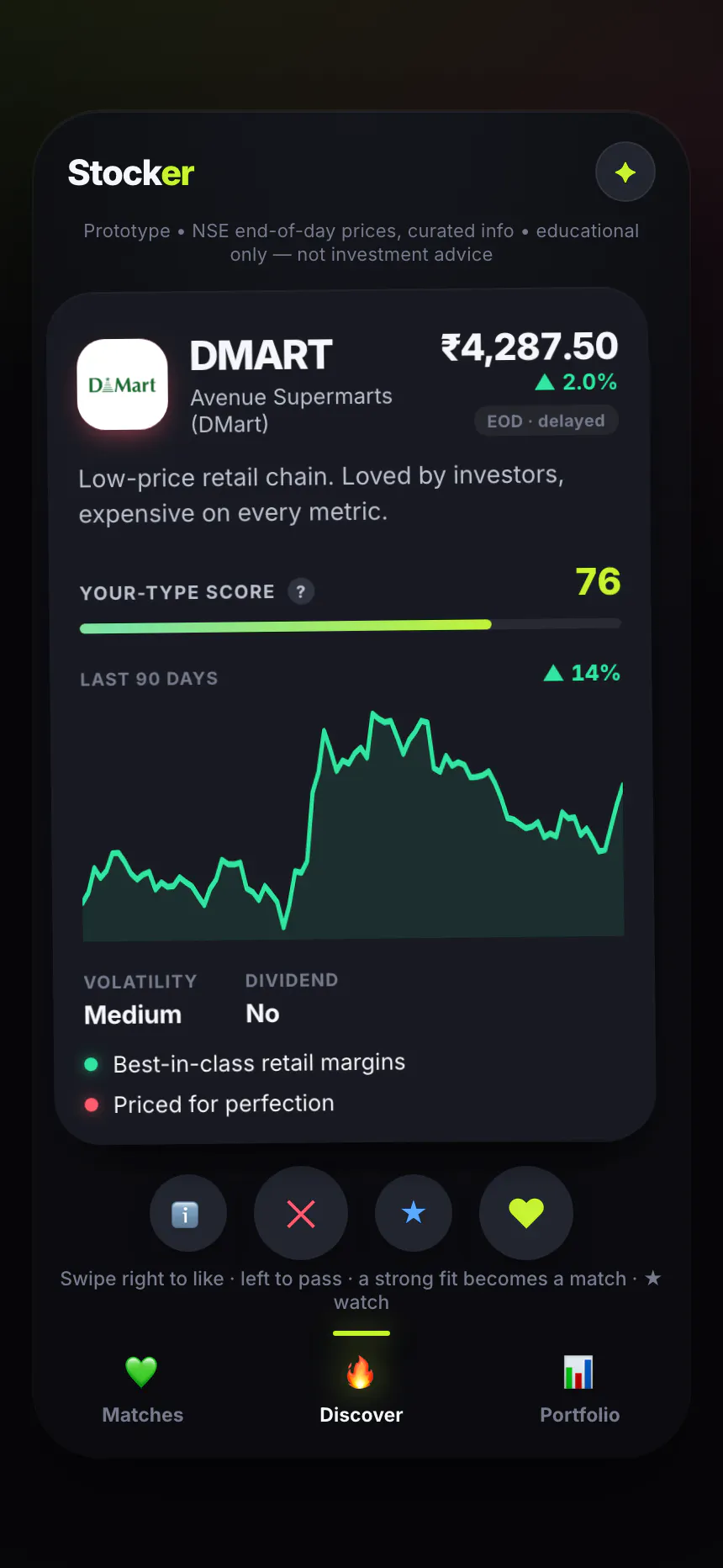 Stocker — Dating, but for stocks gallery image