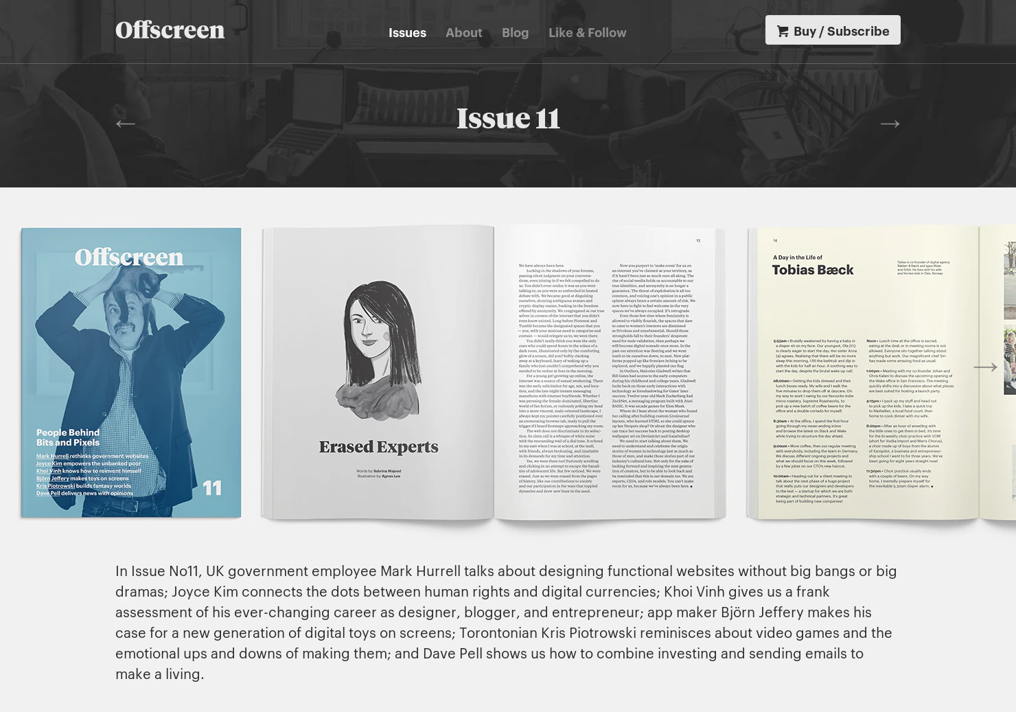 Offscreen Magazine | Issue 11