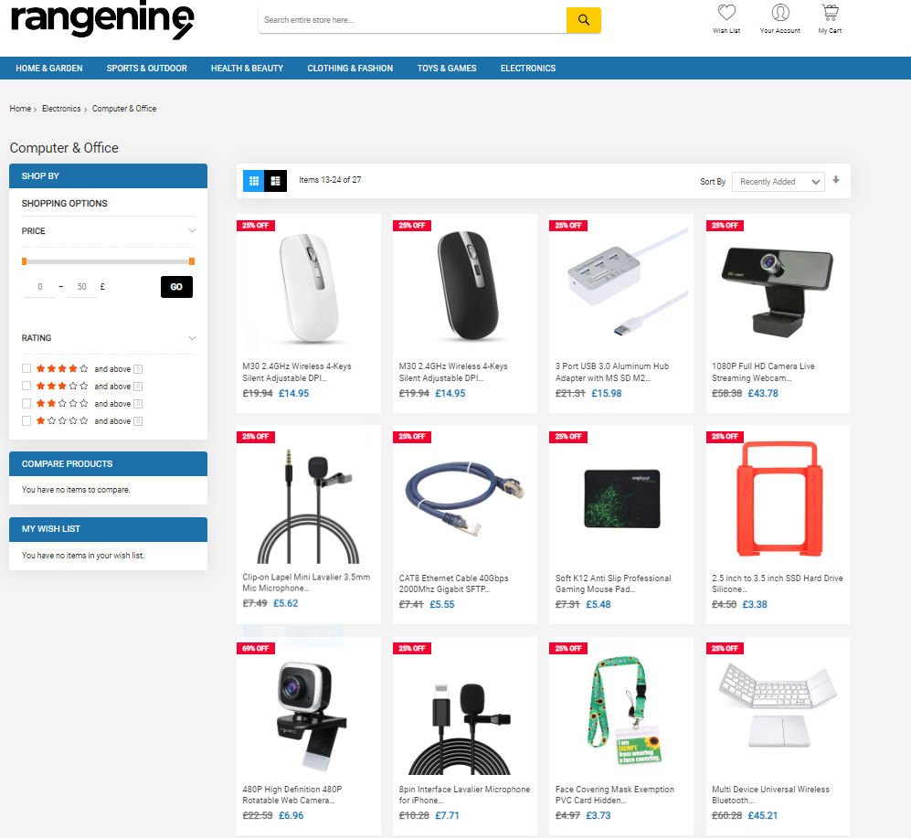 Increíble gama de accesorios de oficina. - Actúe con los mejores accesorios de oficina en Rangenine. media 3
