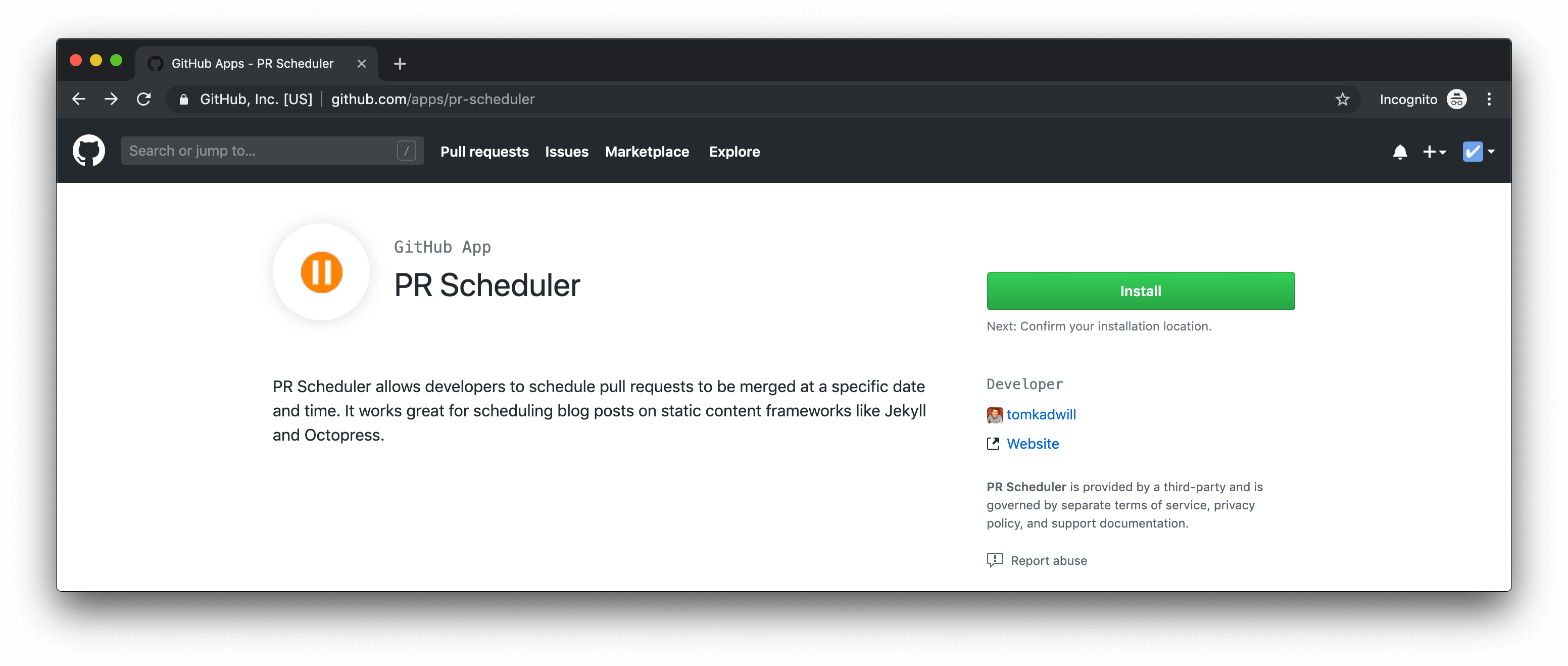 PR Scheduler gallery image
