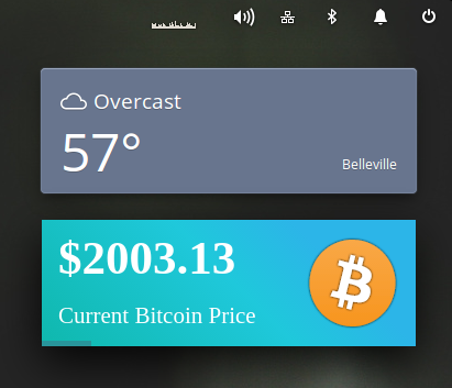 Bitcoin Value Widget Trading