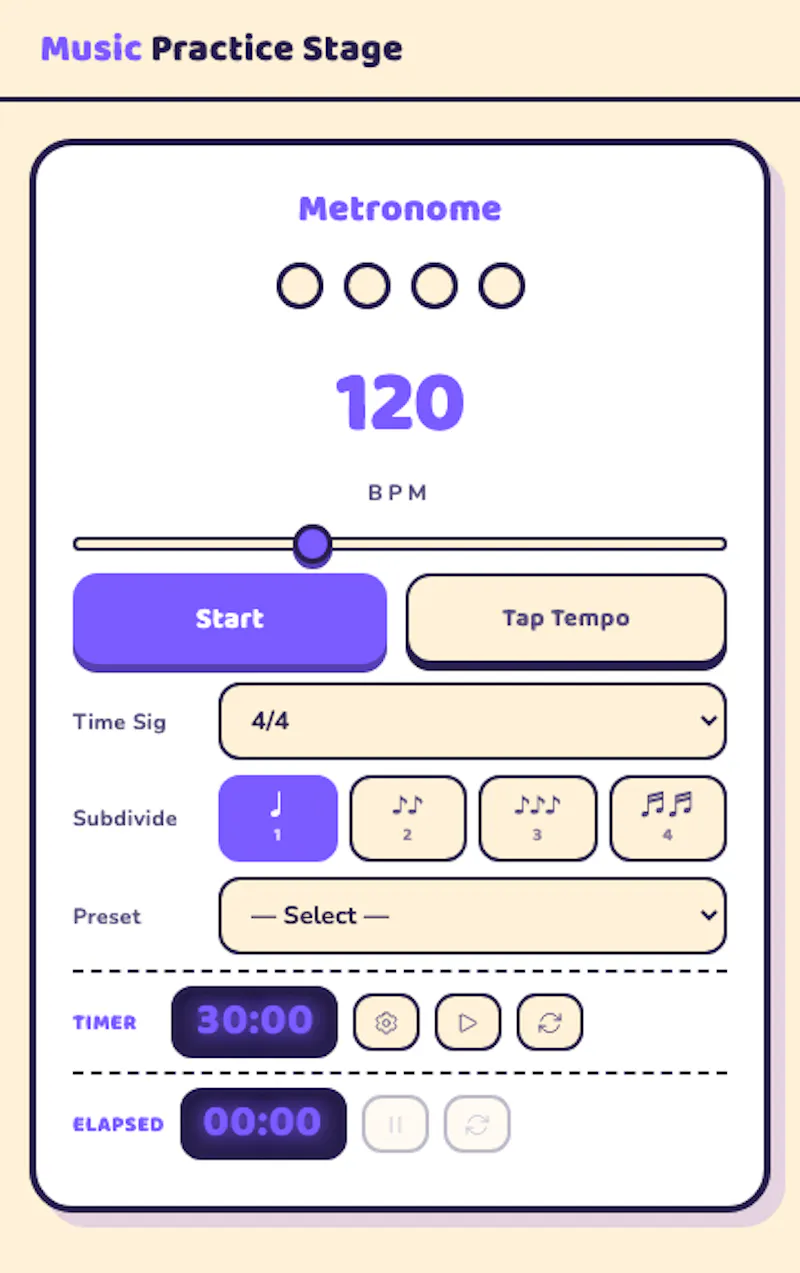 Music Practice Stage screenshot 3