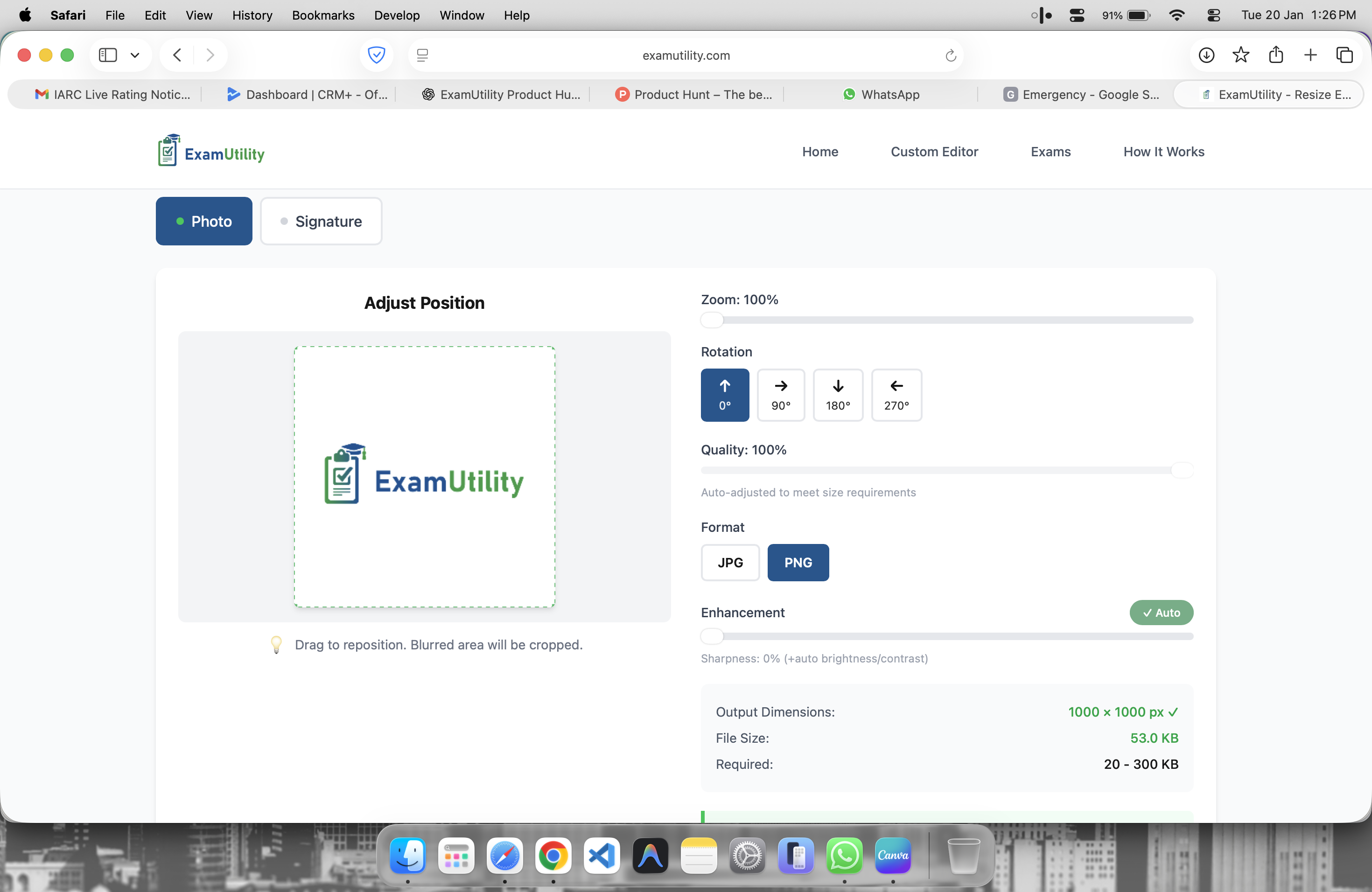 Examutility.com gallery image