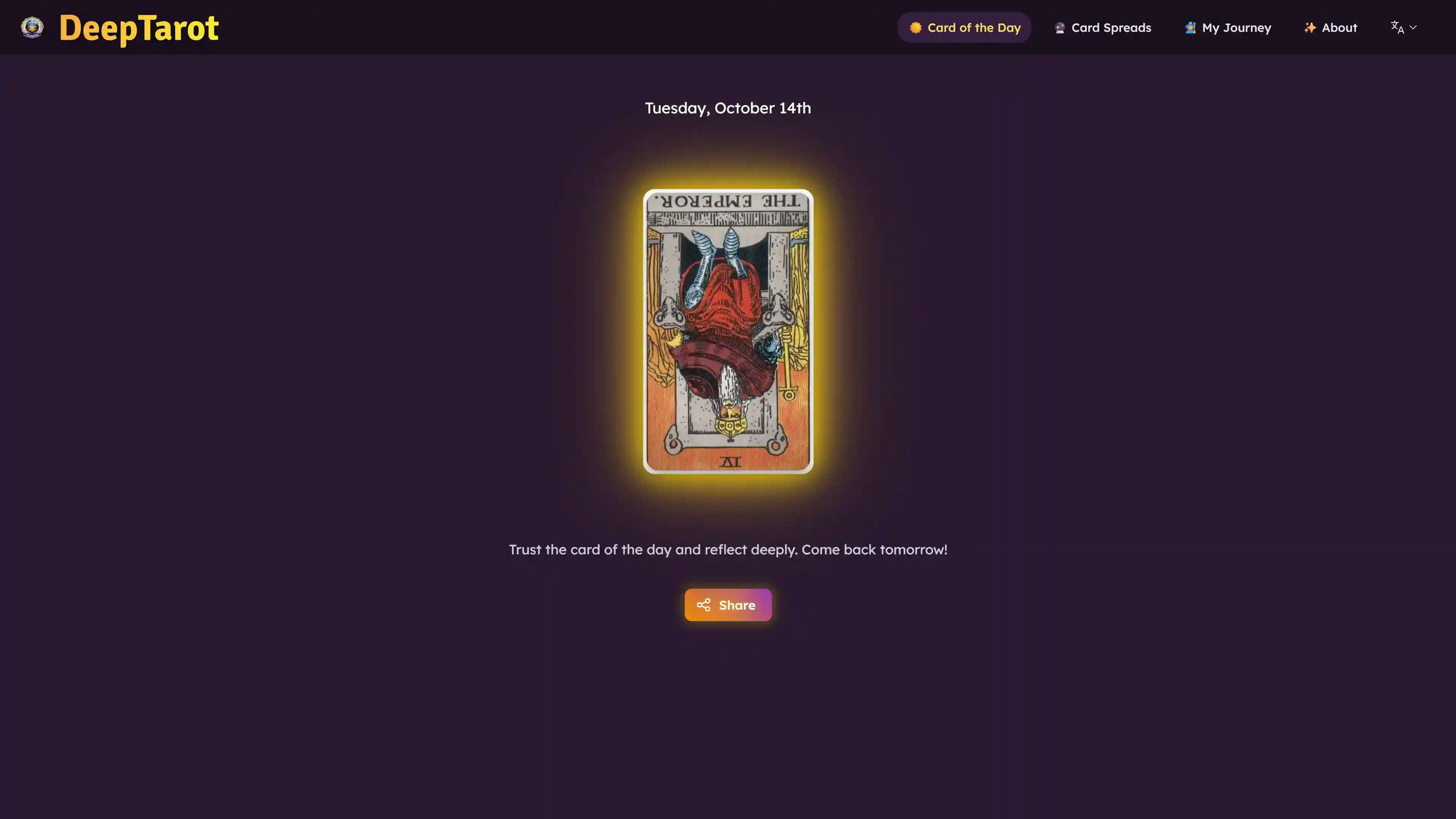 Diepe Tarot - De beste tarot-app met 3D-animaties, AI en 0-tracking! media 12