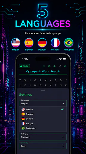 Cyberpunk Word Search gallery image