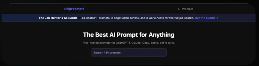SnipPrompts gallery image