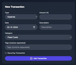 Financegarden - A Personal Budgetplanner gallery image