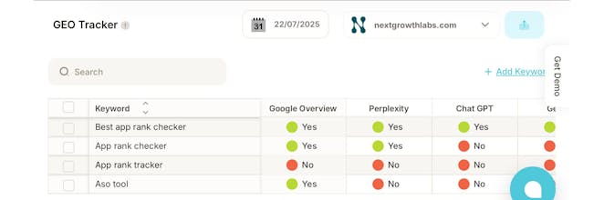 AI SEO + Free SERP Rank Tracker gallery image