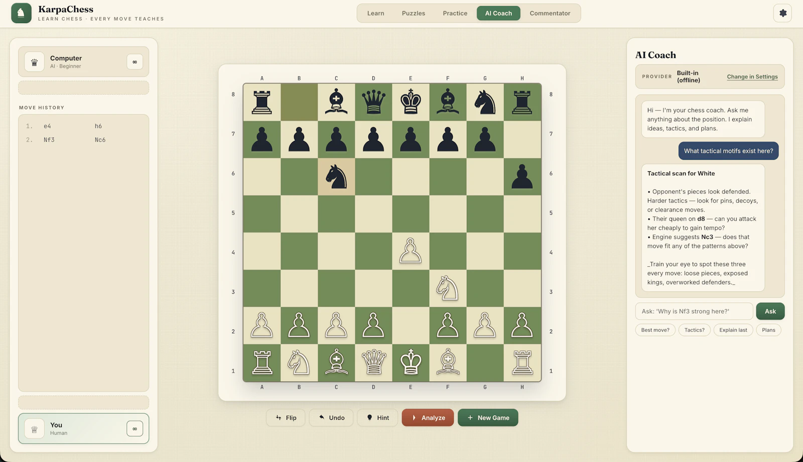 KarpaChess screenshot 4
