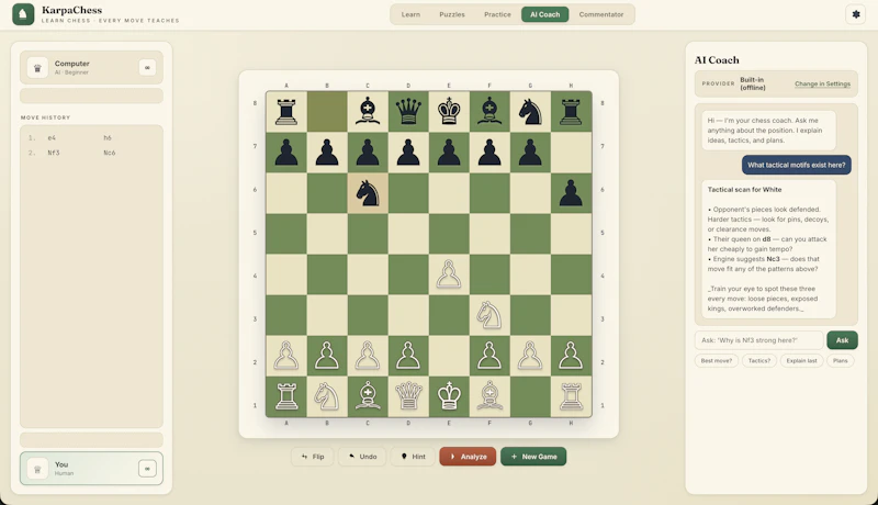 KarpaChess screenshot 4