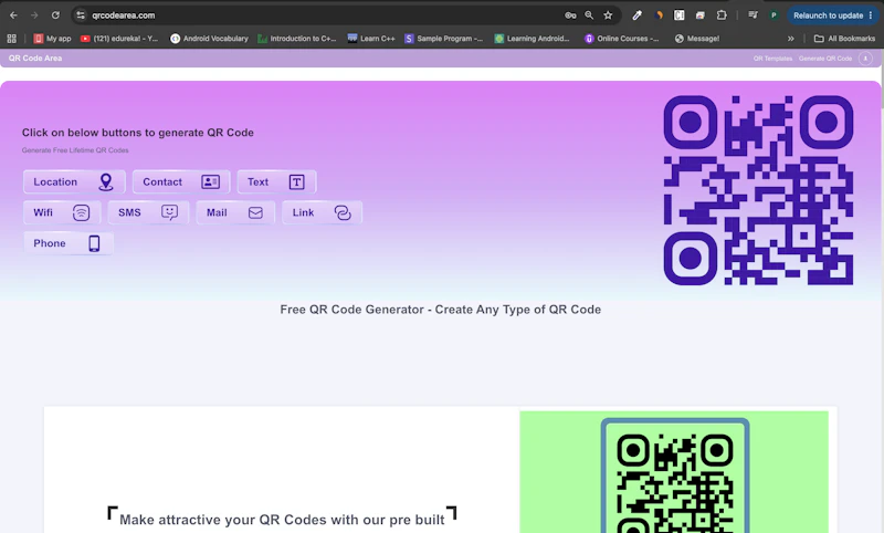 Qr Code Area screenshot 1