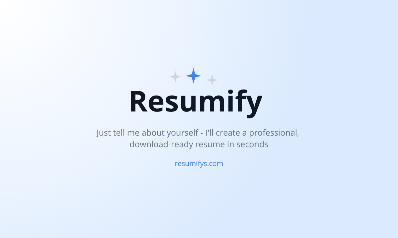 Resumify gallery image
