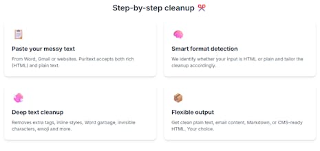 Puritext – Clean & reformat your text gallery image