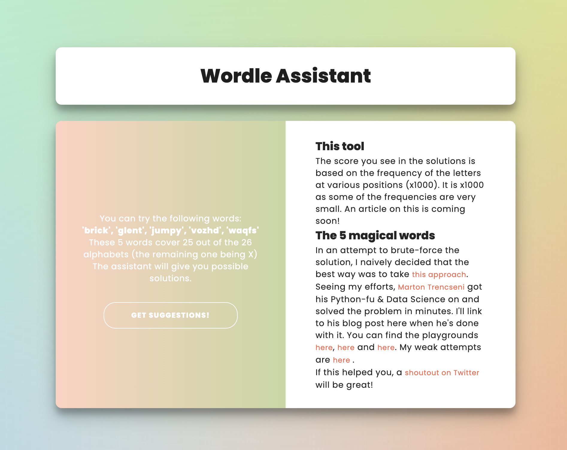 Wordle-Assistant gallery image