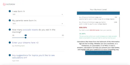 Millennial Burnout Calculator gallery image