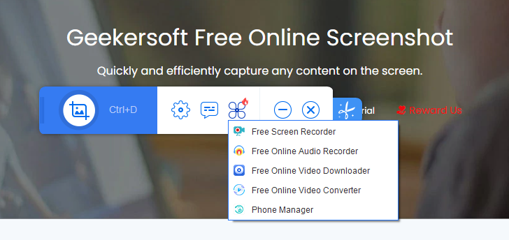 Geekersoft ภาพหน้าจอออนไลน์ฟรี - จับเนื้อหาใด ๆ บนหน้าจอได้อย่างรวดเร็วและมีประสิทธิภาพ media 2