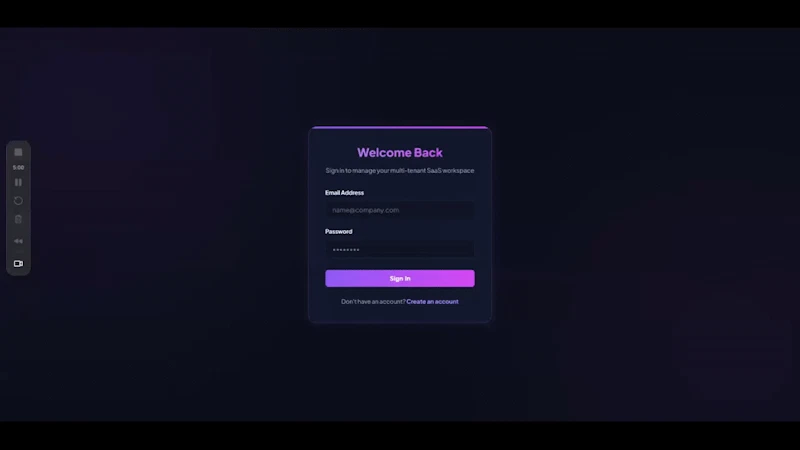 MERN Multi-Tenant SaaS Boilerplate screenshot 1 (video preview)