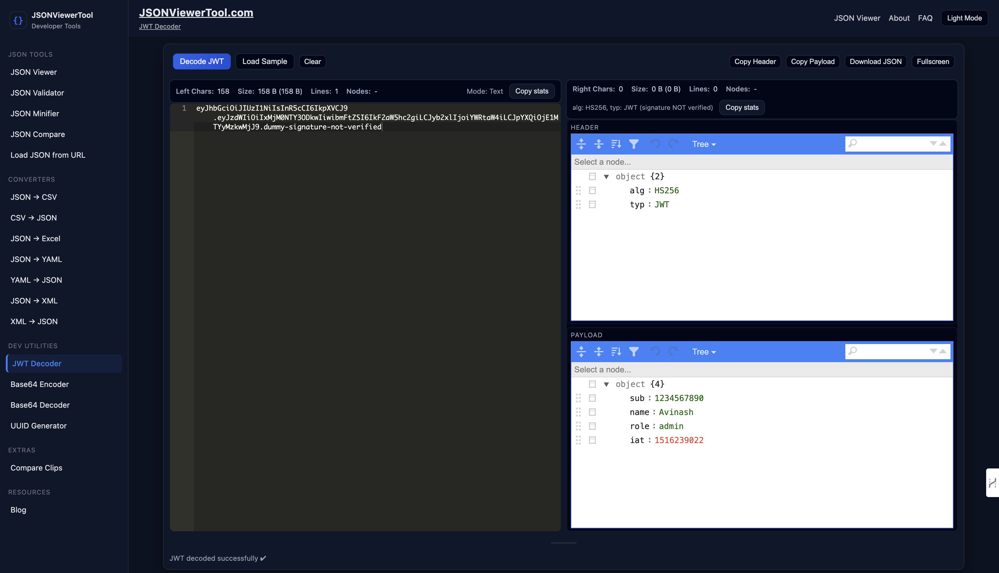 JSONViewerTool - Screenshot 2 showing product features and functionality