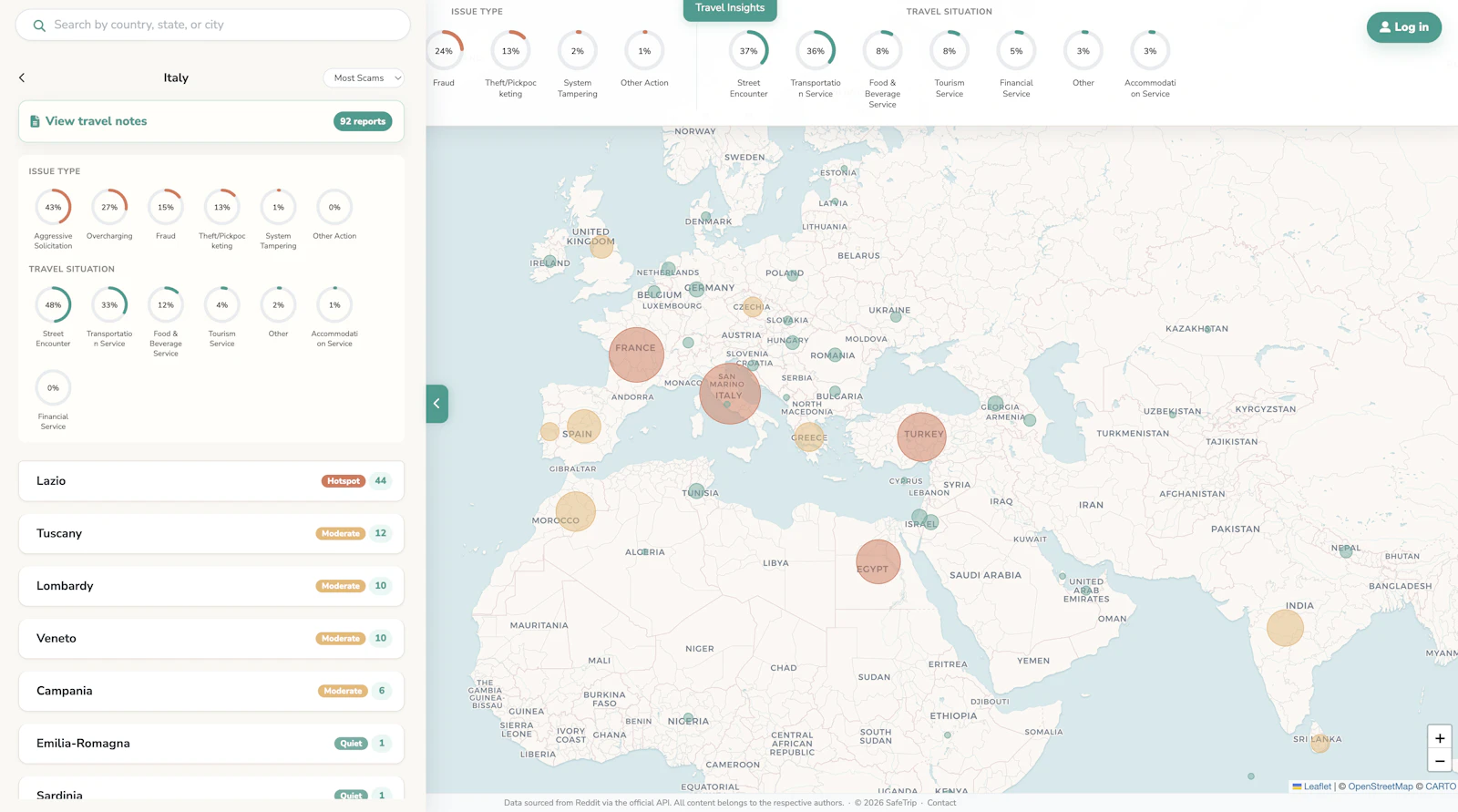 SafeTrip screenshot 2
