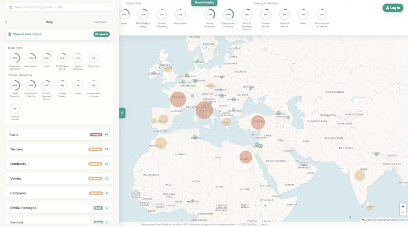 SafeTrip screenshot 2