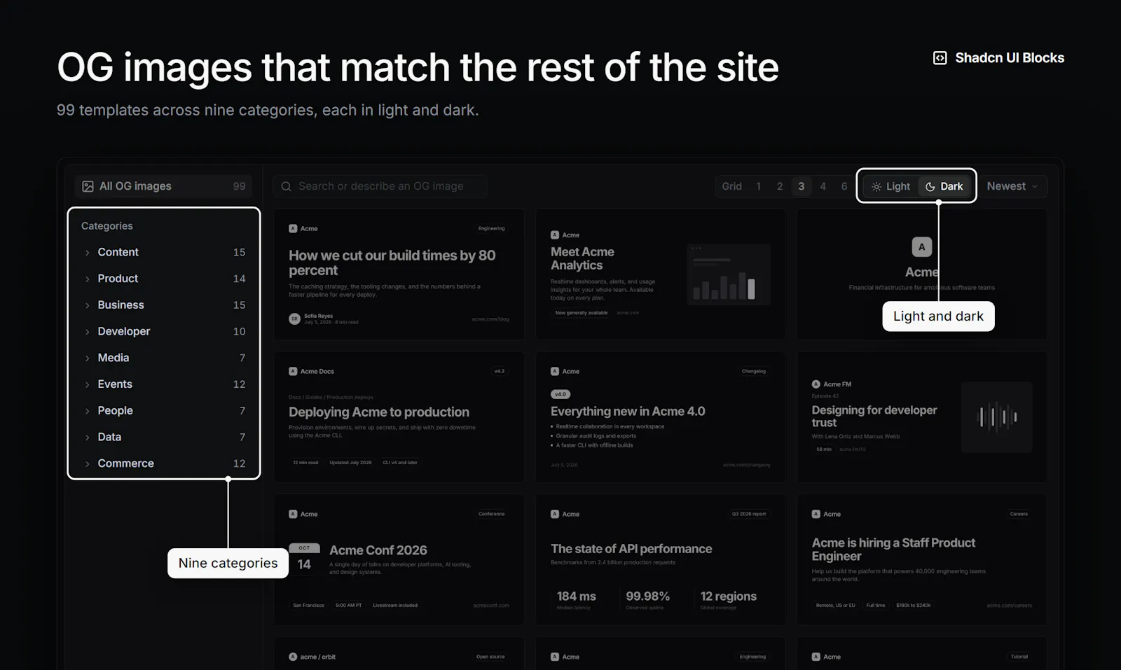 Shadcn UI Blocks 2.0 screenshot 10