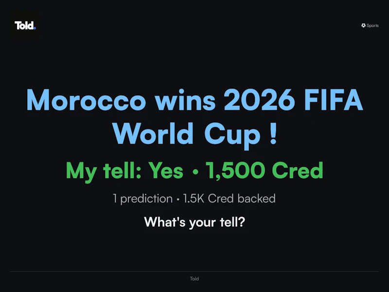 Told. screenshot 2