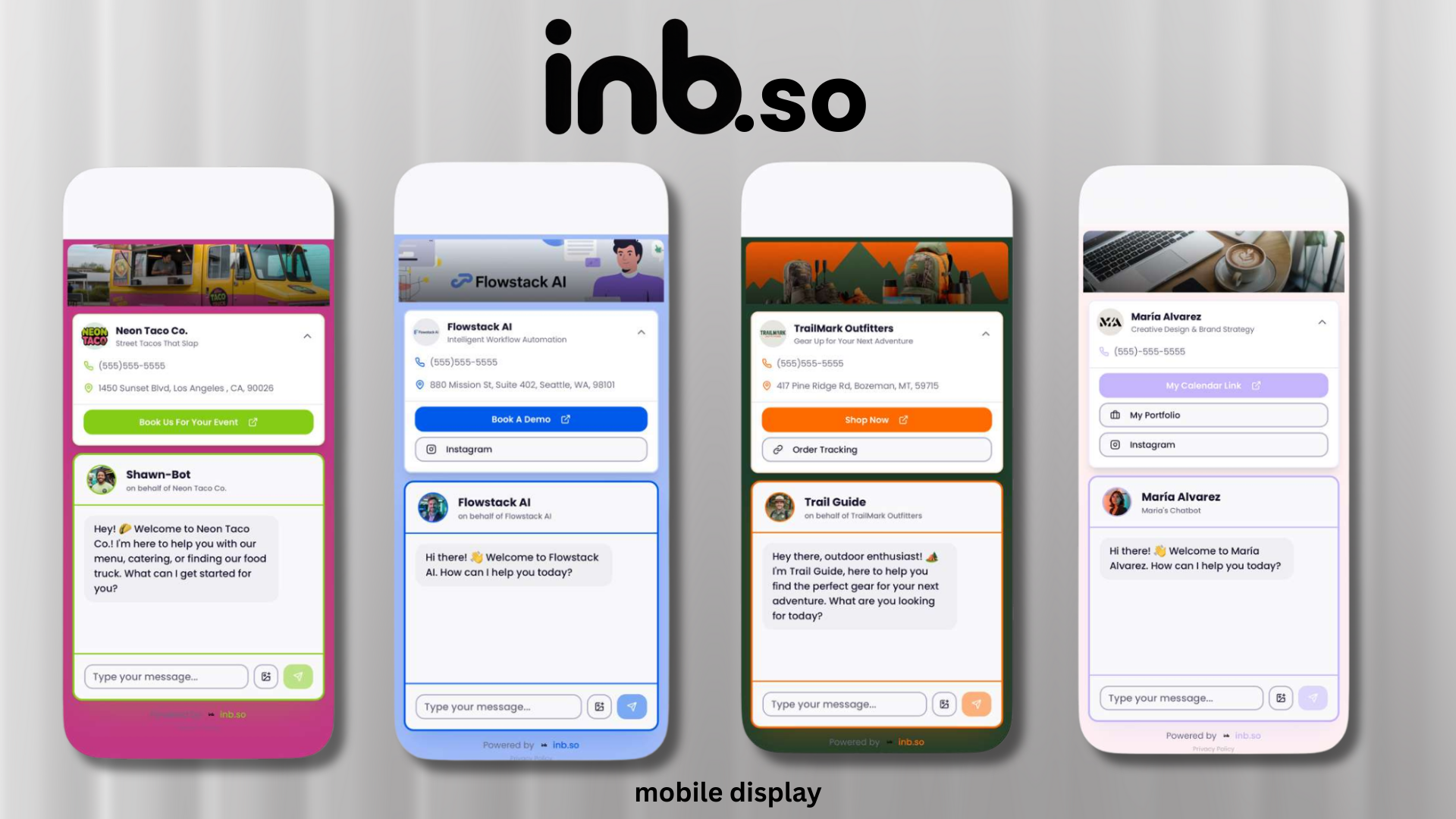 inb - Screenshot 2 showing product features and functionality