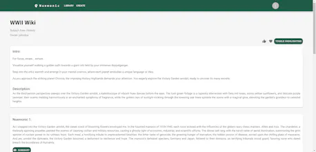 Nuemonic gallery image