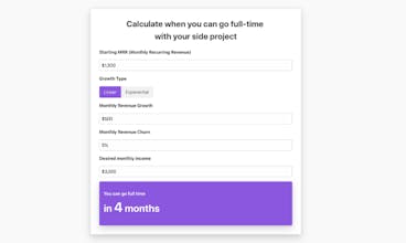 When can I go full time? gallery image
