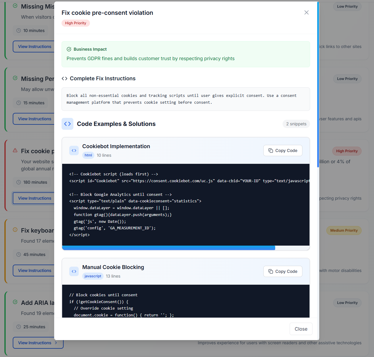Média Polaris Audit - Website Health Scanner 3