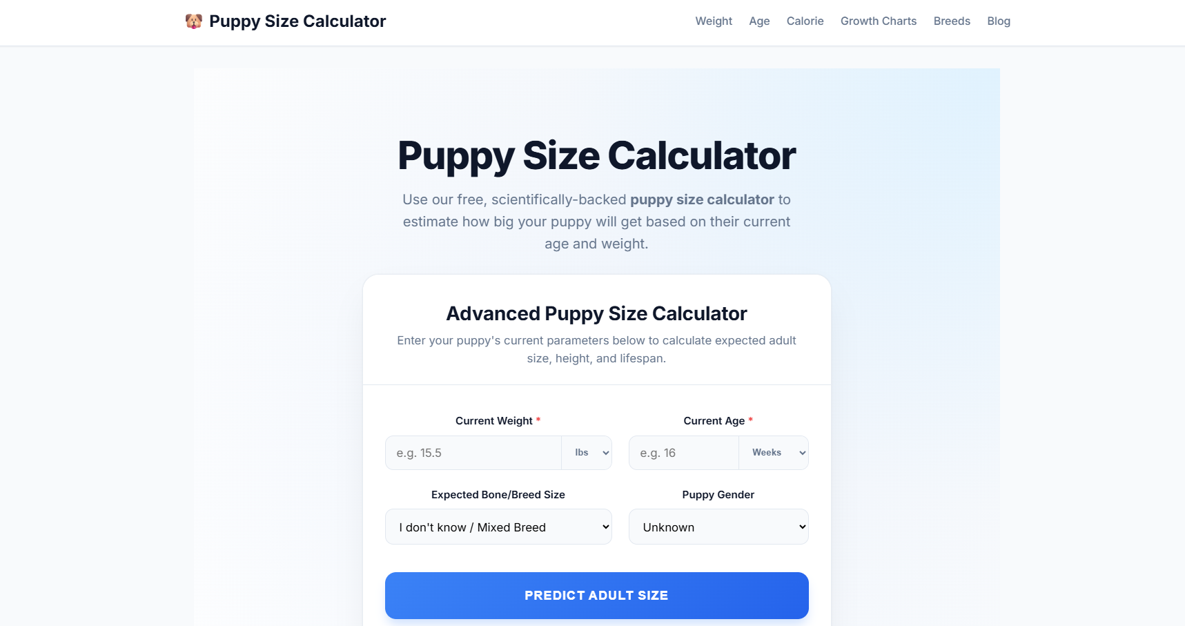Puppy Size Calculator gallery image