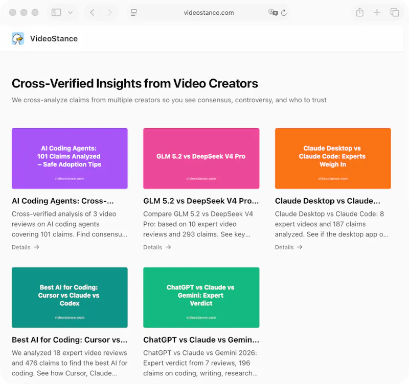 VideoStance screenshot 1