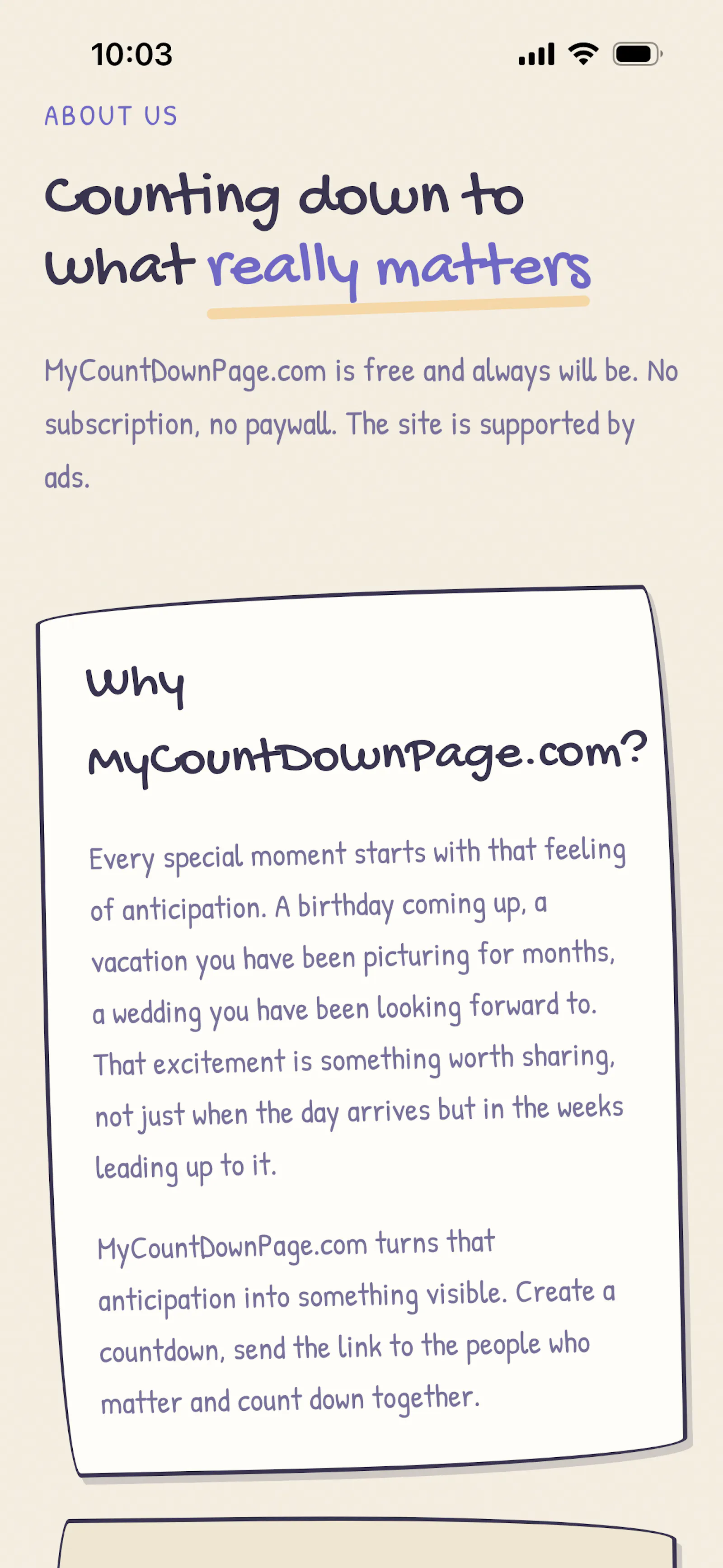 MyCountDownPage screenshot 6
