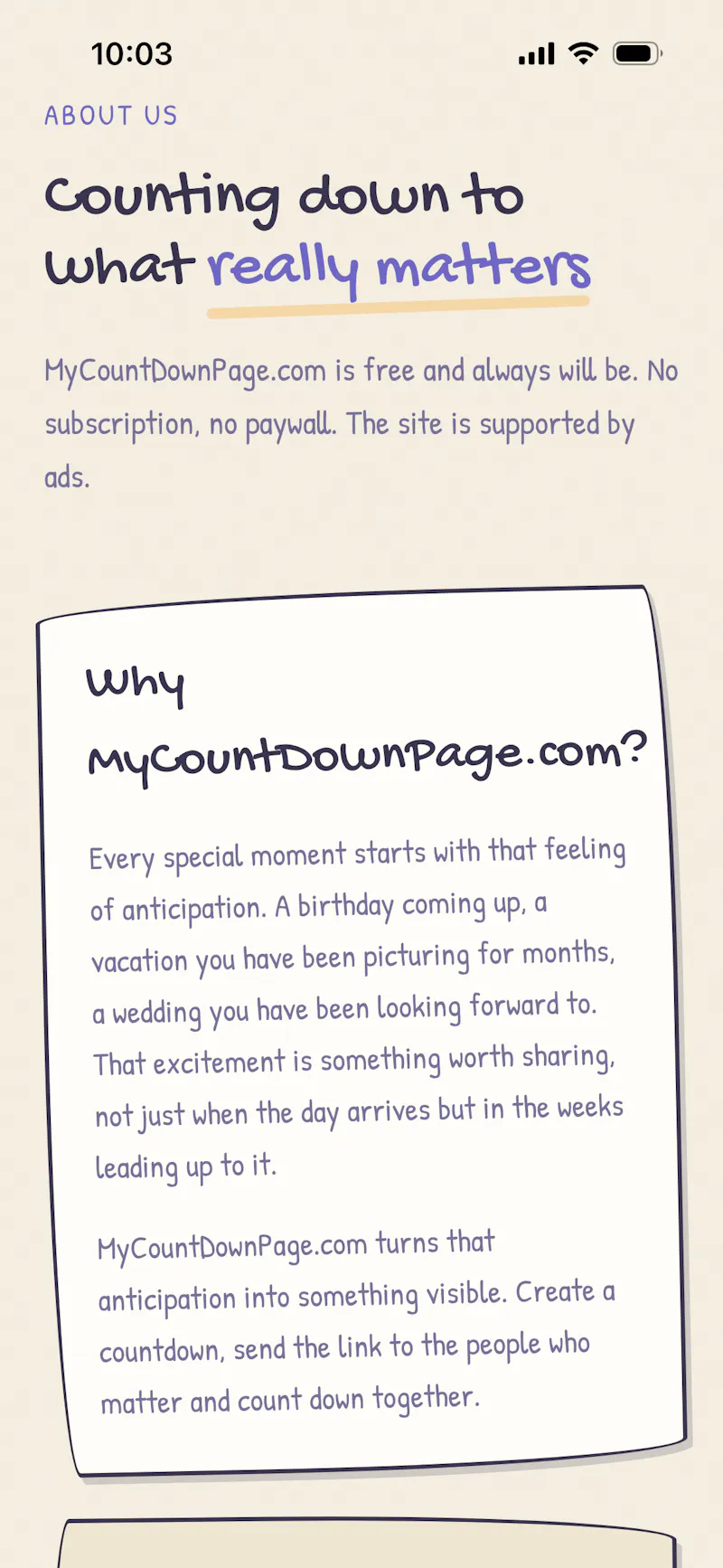MyCountDownPage screenshot 6