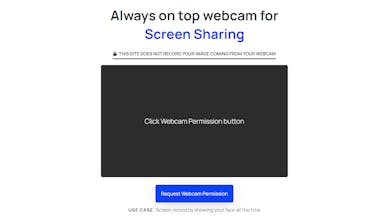 Always on top webcam gallery image