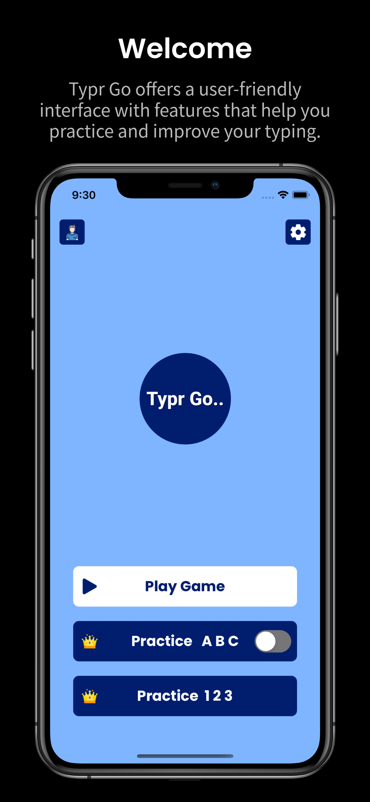 TypeMaster – Type Run & Letter - Screenshot 2 showing product features and functionality
