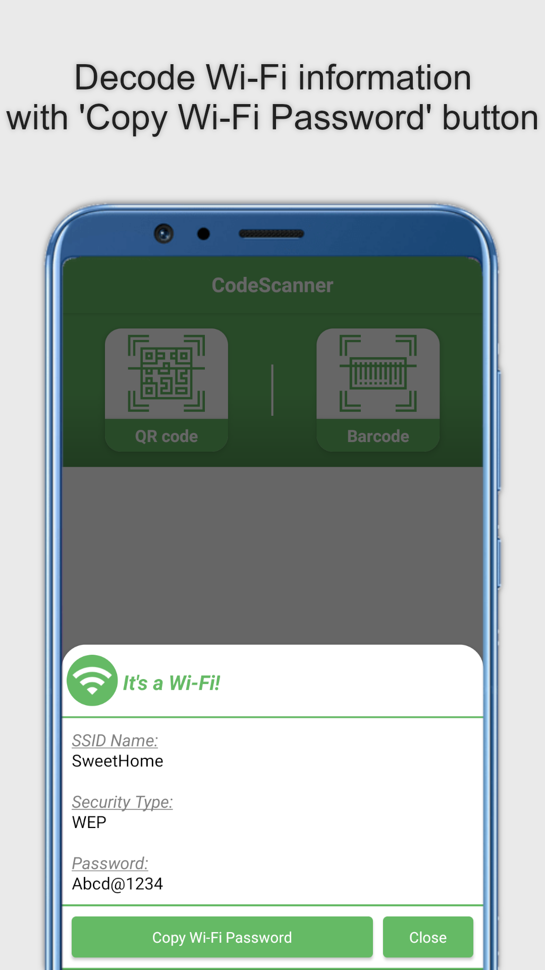 QR Code & Barcode Scanner Android App gallery image