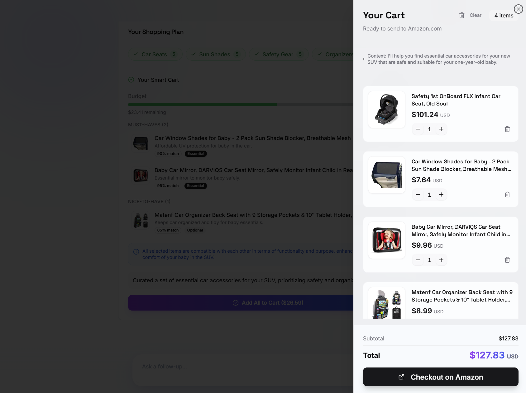 LogiCart: Your AI shopping assistant gallery image