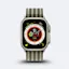 Buckle Striped Nylon Apple Watch Band