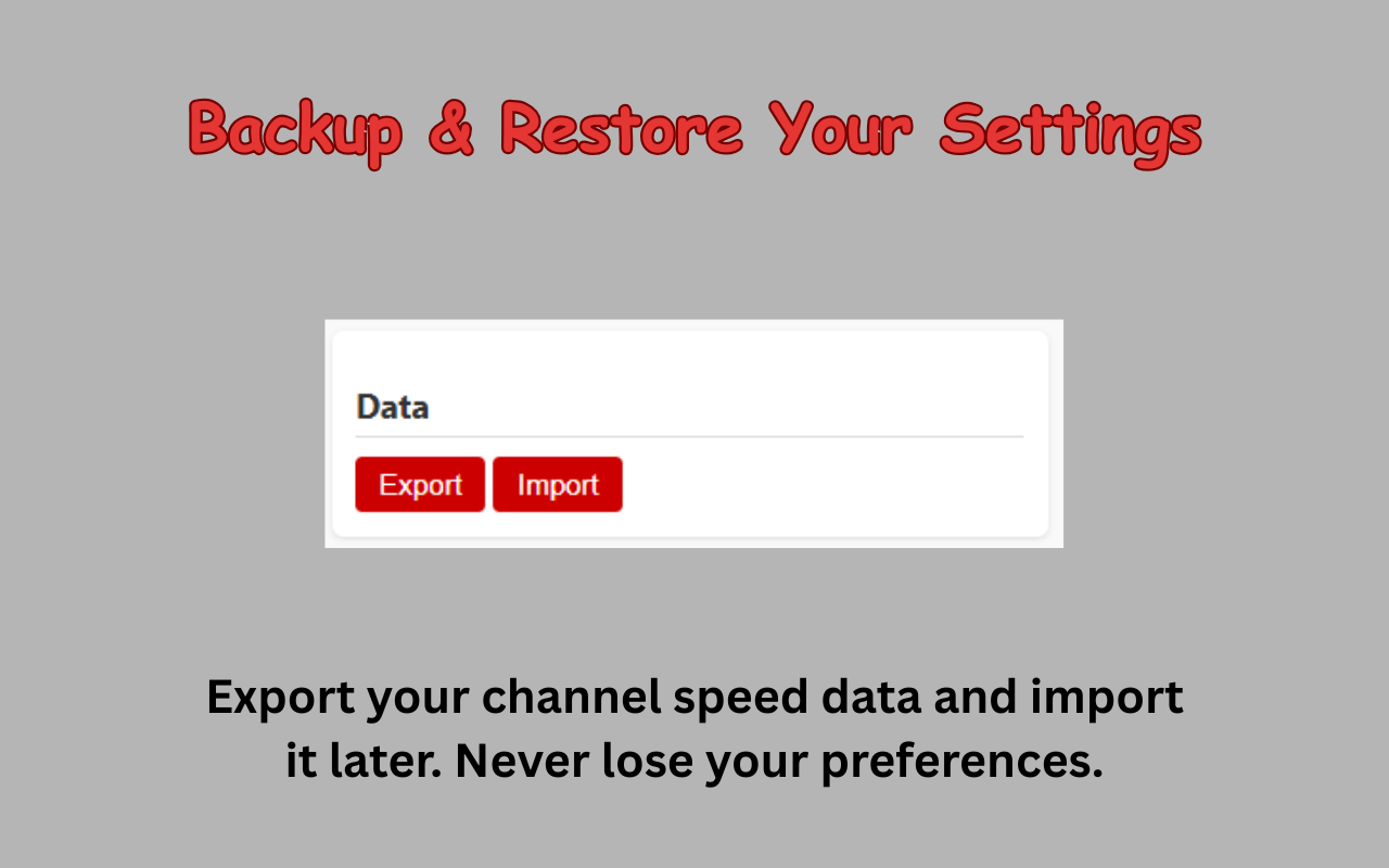 YouTube Speed Memory gallery image