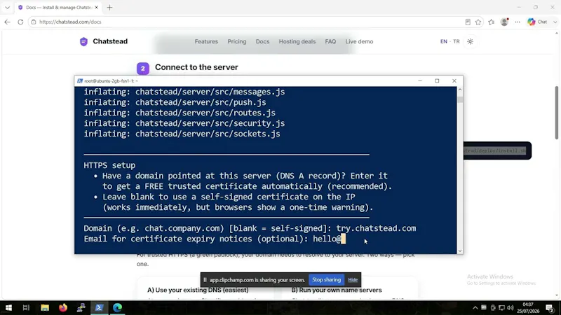 Chatstead screenshot 1 (video preview)