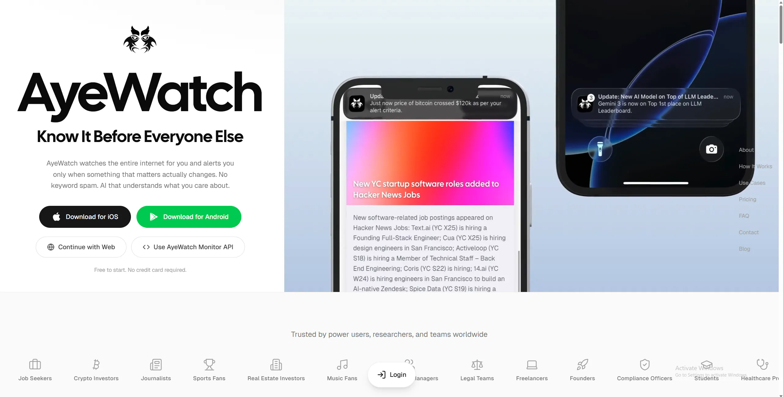 Banner del producto AyeWatch