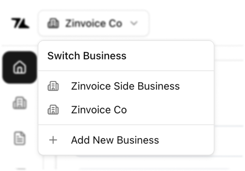 Zinvoice - Main product screenshot demonstrating key features and user interface